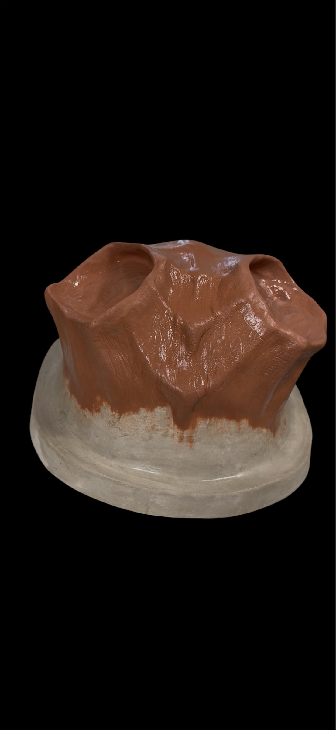 Head Base for Horns prosthetic, unpainted